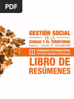 Libro Resúmenes Seminario Gestión Social