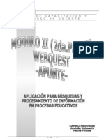 Modulo II - Apunte 2da.parte - Webquest
