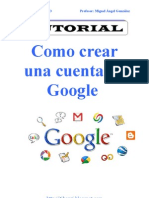 Como Crear Una Cuenta en Google