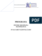 Document 2014 09-5-18043751 0 Program, a Matematica