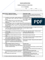 Acuerdos de Convivencia en El Salón de Clases