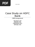 CBM Group1 HDFCBank CaseStudy