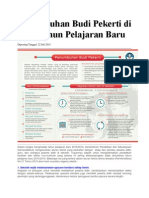 Penumbuhan Budi Pekerti Di Awal Tahun Pelajaran Baru PDF