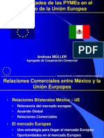 Opórtunidades Pyme en UNión Europea. COmisión Europea en México
