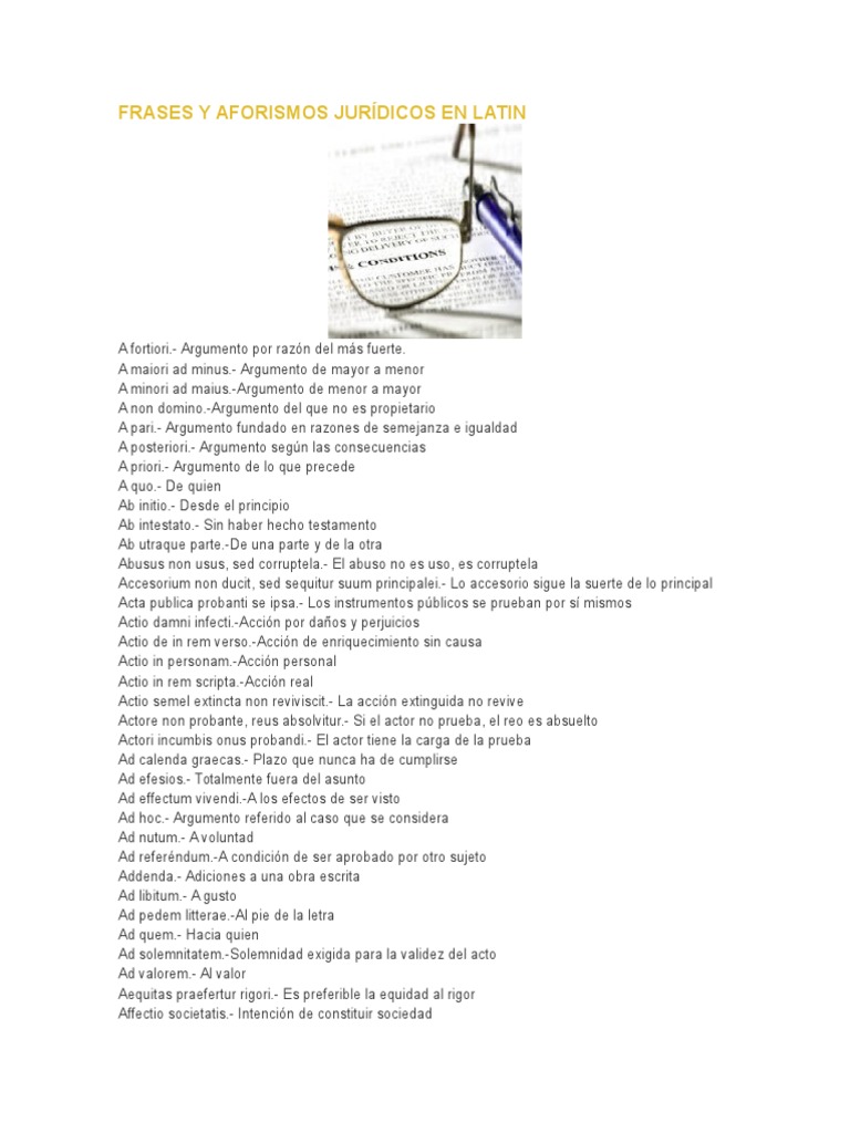 Frases y Aforismos Jurídicos en Latin Justicia Crimen y justicia