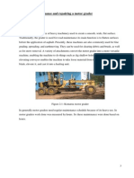 Chapter 2: Maintenance and Repairing A Motor Grader