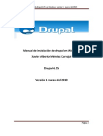 Manual de Instalación de Drupal en Windows