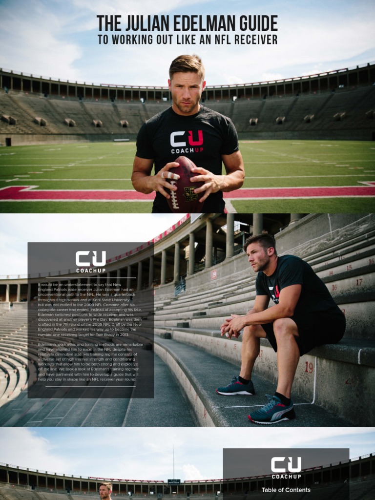 Julian Edelman Receiver Workout Track And Field