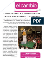 Boletín Informativo de UPyD Getafe