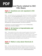 SSC CGL 2025 Study Notes & PYQs | PDF | Verb | Linguistics