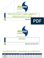 Proyeccion Cumplimiento Ppto 2do Semestre