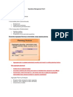 Operations Management Part II