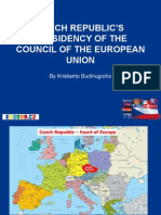 Czech Presidency of The Council of European Union