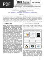 1 Mobile APPS Apps Architecture and Its Usage for Cutting Edge Technologies