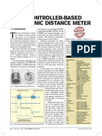 Ultrasonic Distance Meter