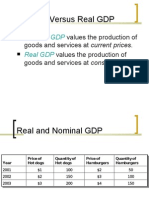 Nominal, Real GDP, GDP Deflator, Price Indices Used in India