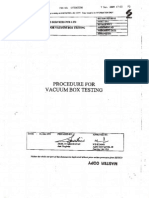 Vaccum Box Testing