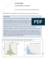 What Statistical Test Do I Need?: Key Words