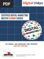 (CDMM) : Certified Digital Marketing Master Course