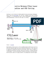 The Comparative Between Fiber Laser Cutting Machine and CO2 Cutting Machine