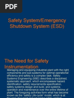 Safety System - Emergency Shutdown System P1