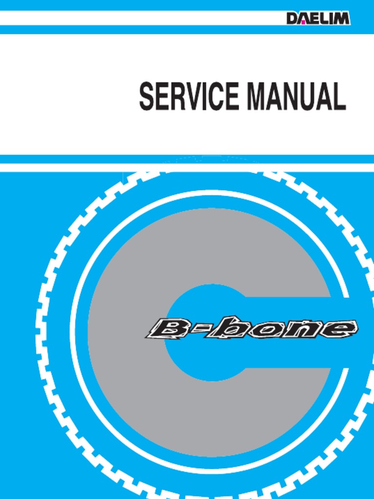 Daelim B-Bone 125cc Service Manual 27MB | Throttle | Fuel Injection