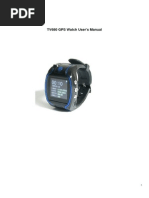 GPS Watch TV680 User Manual PDF