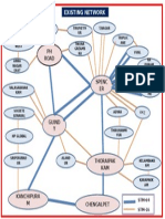 Existing Network Connecting Key Areas in Chennai