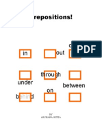 Prepositions!: Over Out in