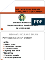 K - 14 Neonatus Kurang Bulan Dan Pertumbuhan Janin Terhambat (Ilmu Kesehatan Anak)