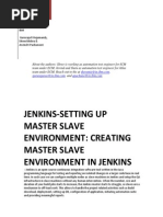 Jenkins - Setting Up Master Slave Environment-Creating Master Slave Environment