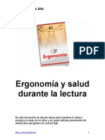 Ergonomia y Salud Durante La Lectura PDF