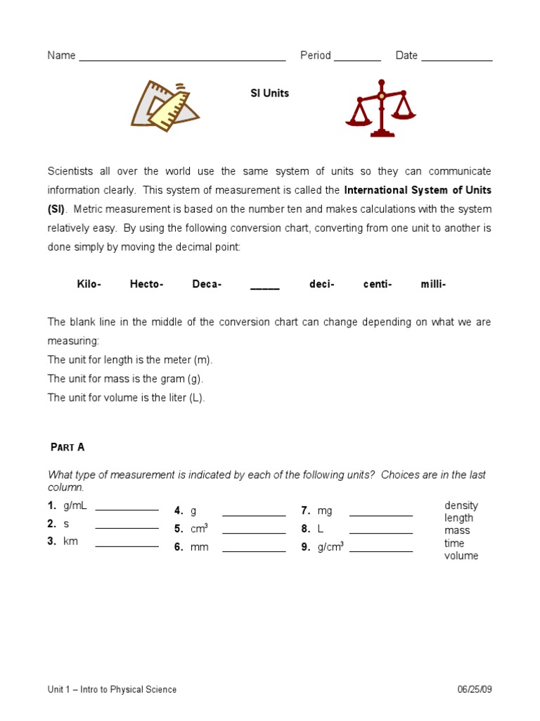Understanding SI Units and Conversions | PDF | Litre | International ...