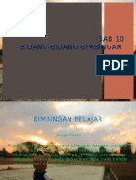 Bab 10 Bidang Bidang Bimbingan