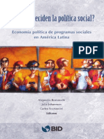 Quienes Deciden La Politica Social Economia Politica de Programas Sociales en America Latina