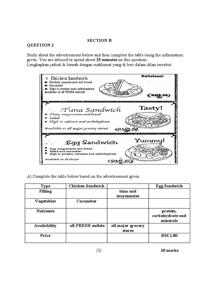 Soalan English Tahun 5 Paper 2 - Kuora s