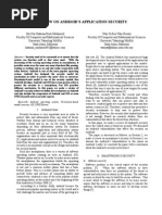 A Review on Androids Application Security