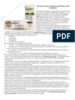 Declaración de Los Derechos Del Hombre y Del Ciudadano