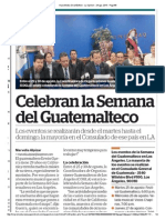 Celebran La Semana Del Guatemalteco