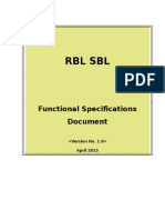 Functional Specifications Document