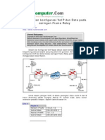 Mudji Desain Dan Konfigurasi Voip Dan Data Melalui Jaringan Frame Relay