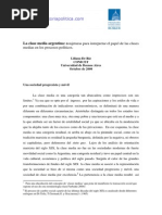 De Riz, Clases Medias