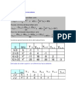 Calculo Numerico Derivadas e Integrales