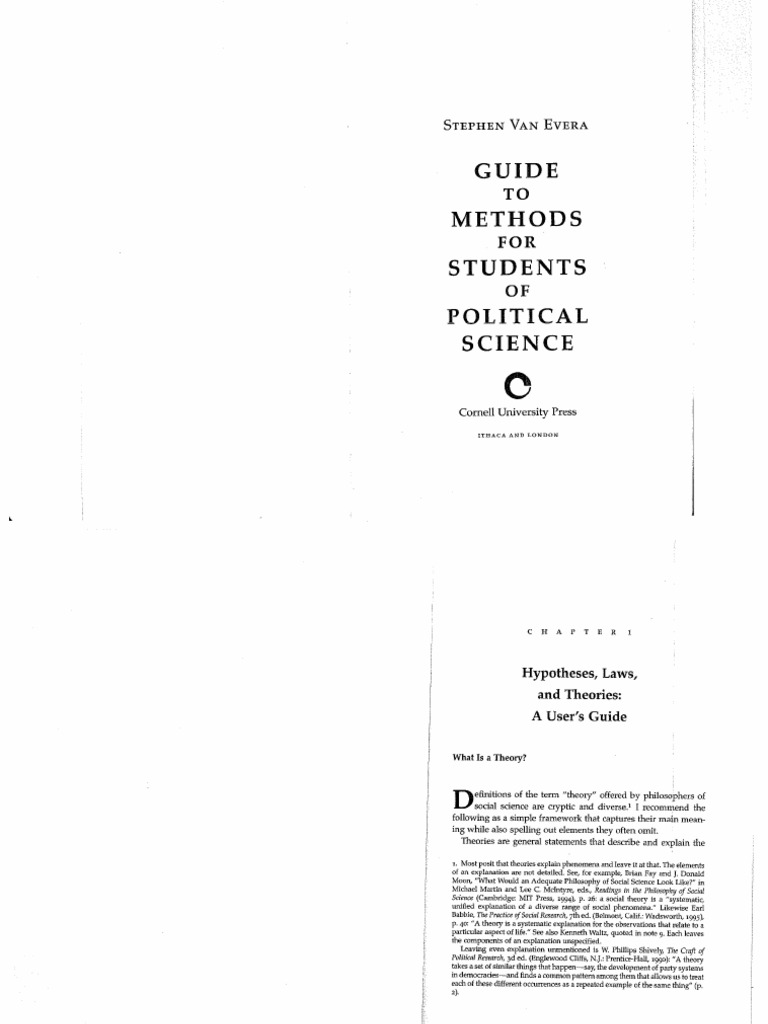 Method in Political Science Research | PDF