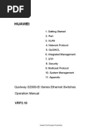 Quidway S2000 Switches