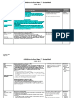 Ccpcs Curriculum Map: 5 Grade Math: Unit Timeline Content and Learning Targets Llts & Mathematical Practices Assessments