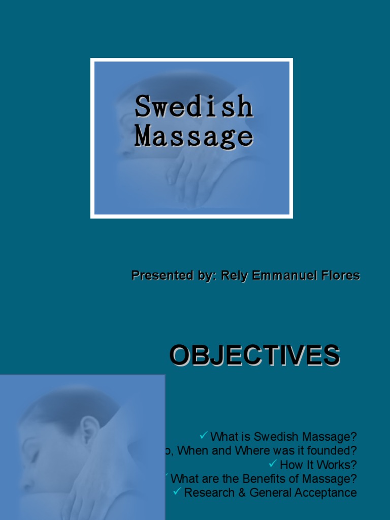 Swedish massage case study examples image