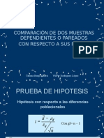 10 Clase 2Pueba de Hipotesis(Muestras Dependientes)