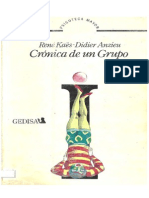 2.- Kaës, R. & Anzieu, D. Crónica de Un Grupo. 240p