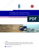 Étude Sur L'estimation Des Coûts Des Impacts Des Changements Climatiques en Haïti